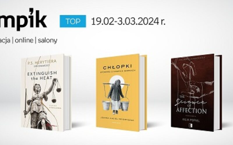 Książkowe listy bestsellerów w Empiku za okres 19.02-03.03.2024 r.