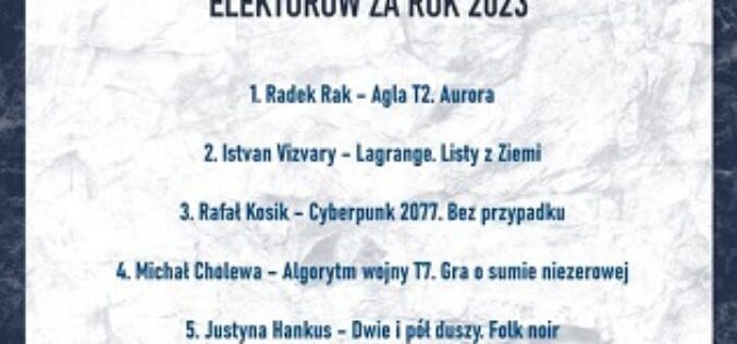 Nominacje do Nagrody Literackiej im. Jerzego Żuławskiego 2024
