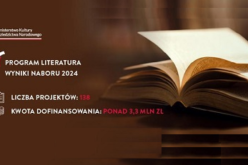 Wyniki naboru do programu „Literatura” 2024