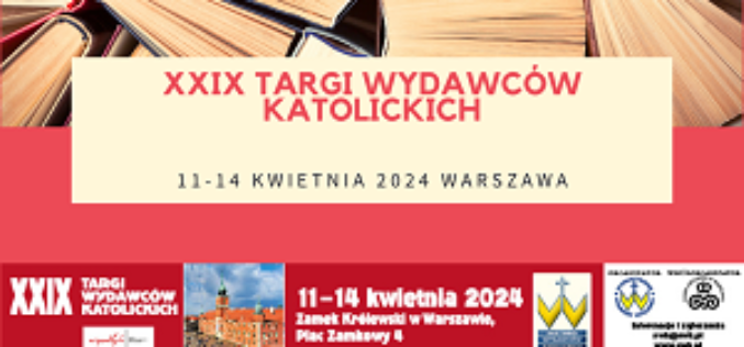 Jutro rozpoczynają się Targi Wydawców Katolickich