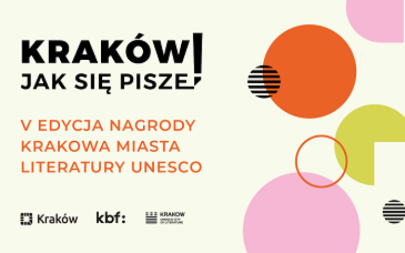 Wyniki piątej edycji Nagrody Krakowa Miasta Literatury UNESCO