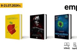 Książkowe listy bestsellerów w Empiku za okres od  8 do 21 lipca 2024 r.