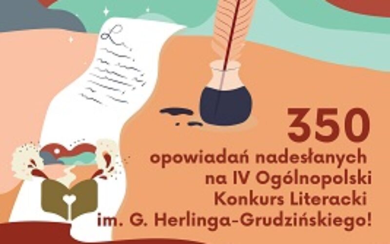 Zakończył się nabór prac na Konkurs Literacki na Opowiadanie im. Gustawa Herlinga-Grudzińskiego