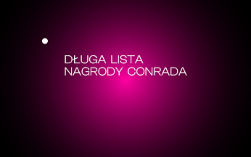 Nominacje do Nagrody Conrada 2024