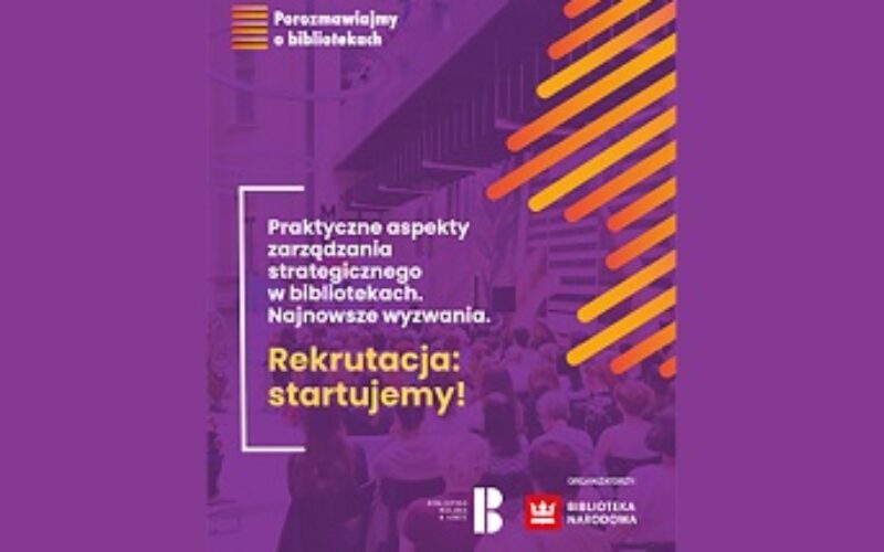 Rusza nabór na konferencję “Porozmawiajmy o bibliotekach”