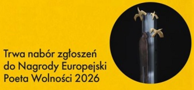 Nabór zgłoszeń do Nagrody Literackiej Miasta Gdańska Europejski Poeta Wolności