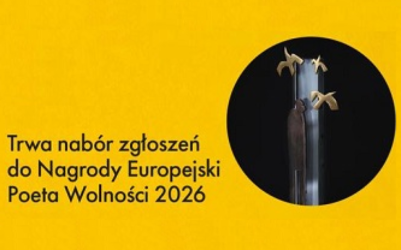 Nabór zgłoszeń do Nagrody Literackiej Miasta Gdańska Europejski Poeta Wolności