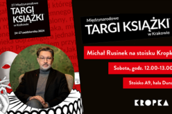 Michał Rusinek na stoisku Kropki na Targach Książki w Krakowie!