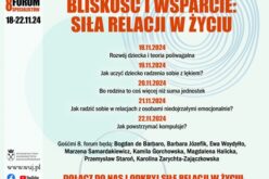 Bliskość i wsparcie: siła relacji w życiu – 8 Forum Specjalistów WUJ