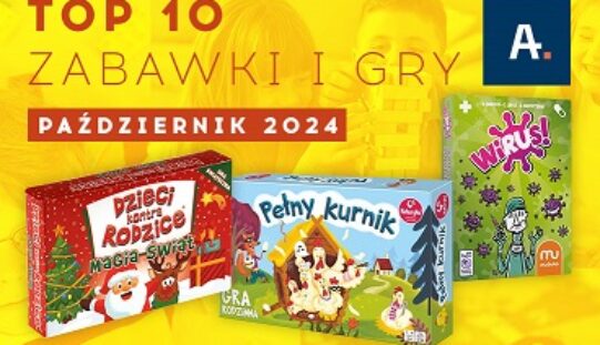 TOP 10 gier i zabawek w Ateneum – październik 2024