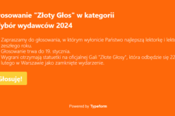 Wydawco, głosuj na lektora roku!