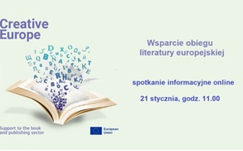 Wsparcie obiegu literatury europejskiej – trwa nabór wniosków