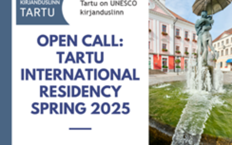 Tartu City of Literature zaprasza tłumaczy literatury estońskiej na rezydencje