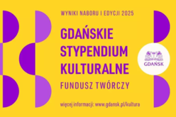 Przyznano stypendia kulturalne Miasta Gdańska