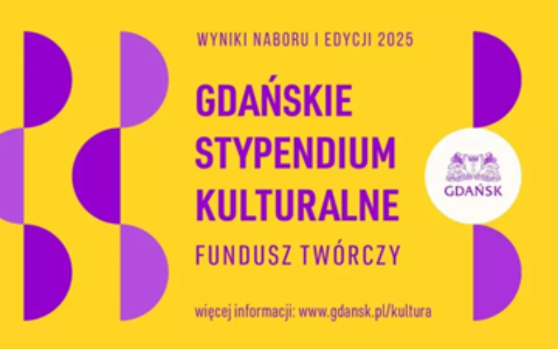 Przyznano stypendia kulturalne Miasta Gdańska