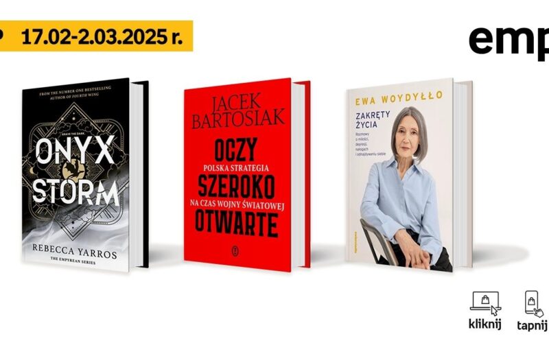 Książkowe listy bestsellerów w Empiku za okres od 17 lutego do 2 marca