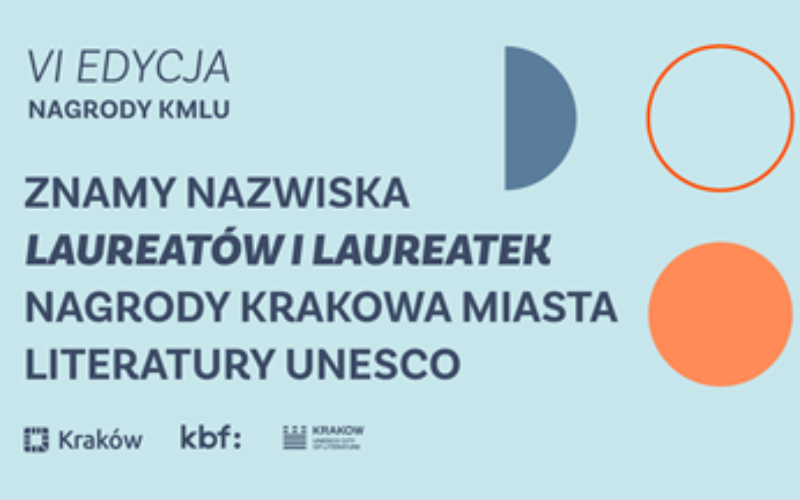 Znamy laureatów Nagrody Krakowa Miasta Literatury Unesco