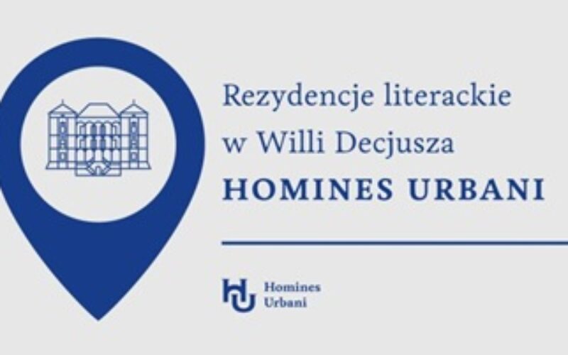 Rusza Homines Urbani program rezydencji literackich w Willi Decjusza