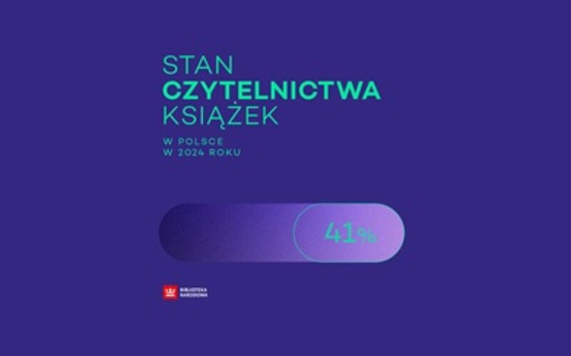 Lekki spadek czytelnictwa książek w Polsce w 2024 roku