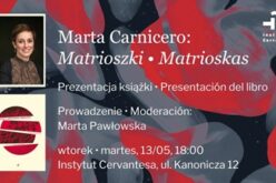 Spotkanie z Martą Carnicero w Instytucie Cervantesa
