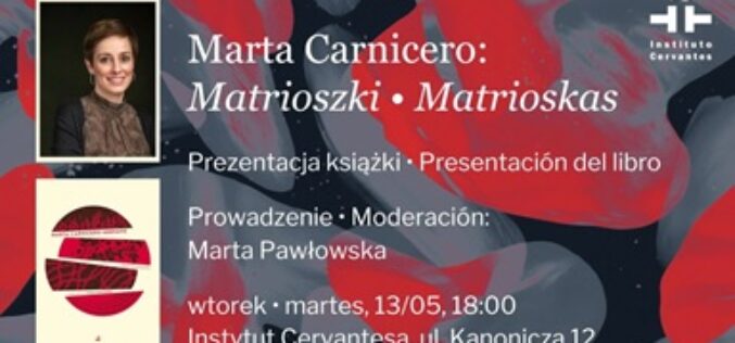 Spotkanie z Martą Carnicero w Instytucie Cervantesa
