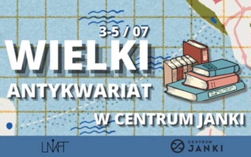 Targi książek i winyli WIELKI ANTYKWARIAT W CENTRUM JANKI