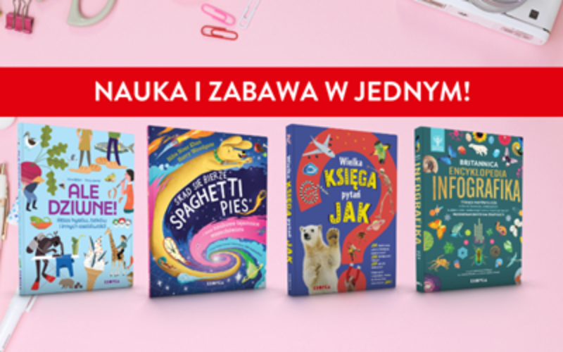 Nauka i zabawa – książki Kropki na dobry początek roku szkolnego!