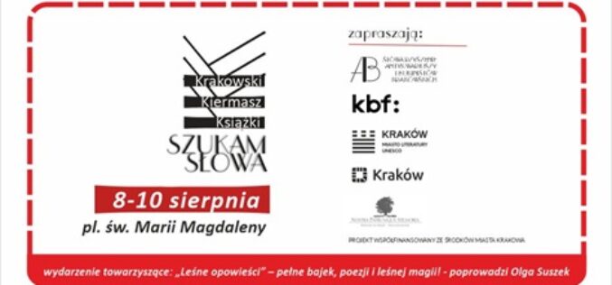 Krakowski Kiermasz Książki „Szukam słowa” już w najbliższy weekend