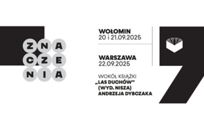 Festiwal Literacki ZNACZENIA już od 20 września