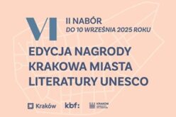 Rusza drugi nabór do Nagrody Krakowa Miasta Literatury UNESCO 2025