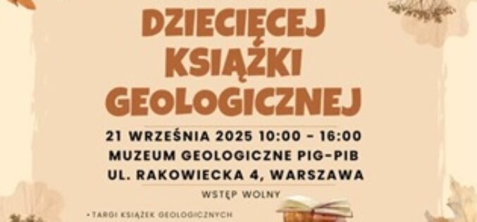 Jesienny Festiwal Dziecięcej Książki Geologicznej