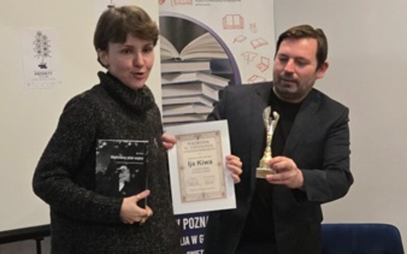 Ija Kiwa z Nagrodą im. Ferdynanda Ossendowskiego