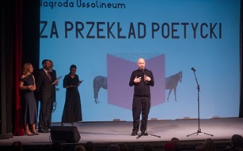 Podsiadło laureatem Nagrody Ossolineum