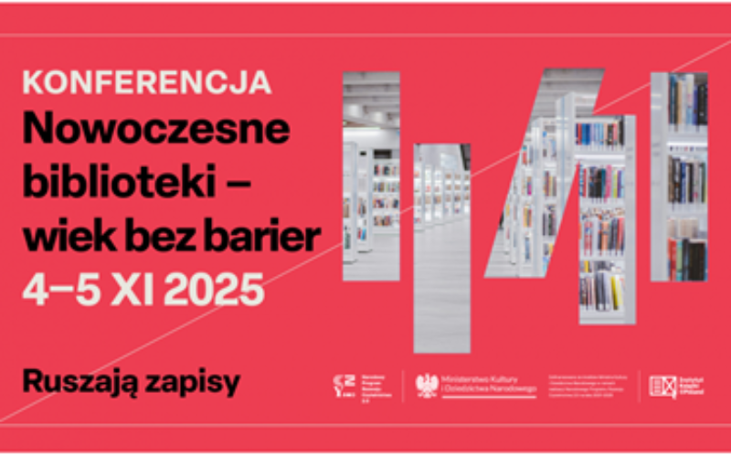 Ruszają zapisy  na konferencję „Nowoczesne biblioteki – wiek bez bariery”