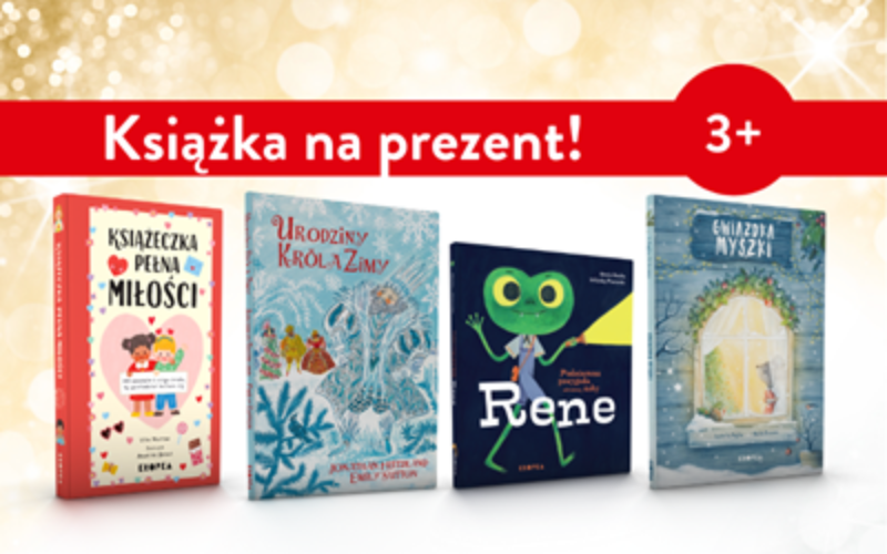 Cztery książki od wydawnictwa Kropka, które rozgrzeją małe serca.