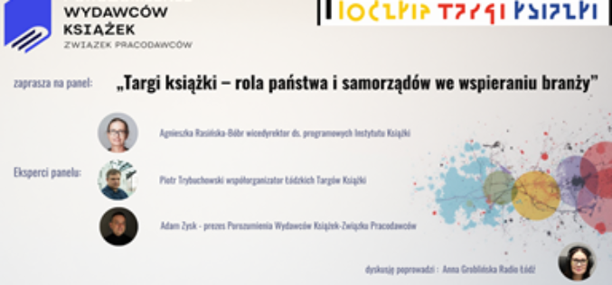Zaproszenie na panel podczas Łódzkich Targów Książki