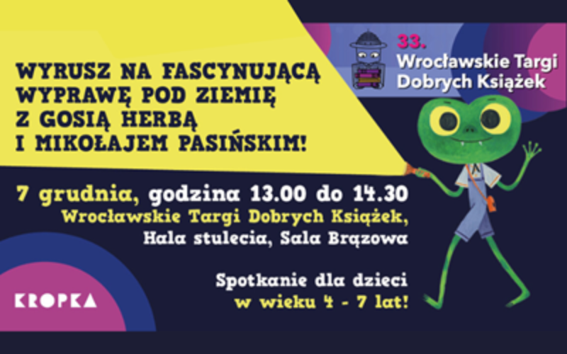 Bądź jak Rene! – podziemna przygoda dla dzieci w ramach Wrocławskich Targów Dobrych Książek!
