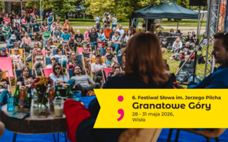 Znamy termin 6. edycji Festiwalu Słowa im. Jerzego Pilcha Granatowe Góry