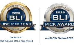 Canon zdobywa nagrody „A3 Line of the Year” oraz Pick Award