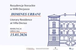 Nabór do międzynarodowej rezydencji literackiej Homines Urbani w Willi Decjusza w Krakowie