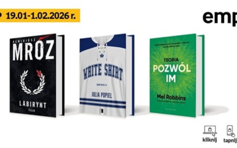 Książkowe listy bestsellerów w Empiku za okres od 19 stycznia do 1 lutego 2026