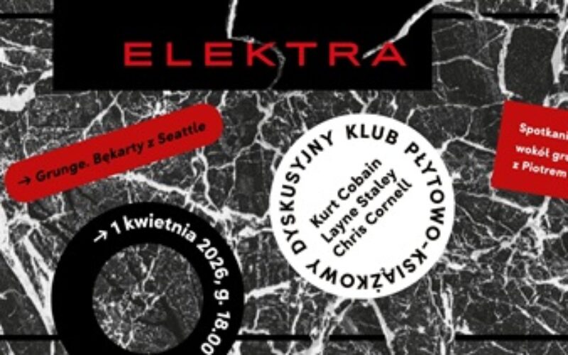 Dyskusyjny Klub Płytowo-Książkowy: Grunge – bękarty z Seattle Piotra Jagielskiego