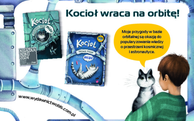 Do księgarń trafiła właśnie nowa część przygód kota Kociołka w przestrzeni kosmicznej
