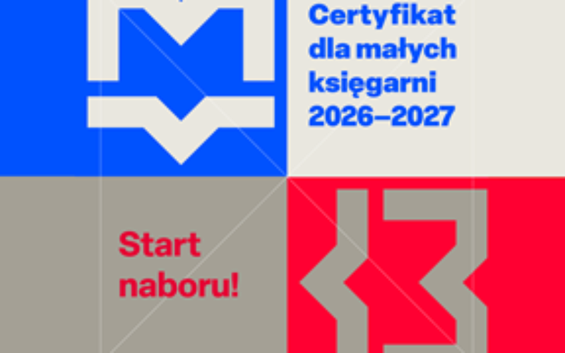 Trwa nabór do programu Certyfikat dla małych księgarni 2026-2027