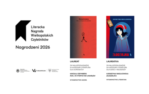 Literacka Nagroda Wielkopolskich Czytelników 2026 przyznana