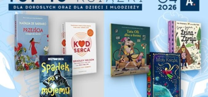 TOP 10 książek w Ateneum – kwiecień 2026