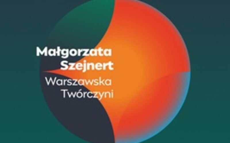 Warszawa uhonorowała Małgorzatę Szejnert