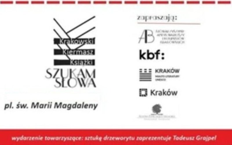 Krakowski Kiermasz Książki „Szukam słowa” – edycja czerwcowa