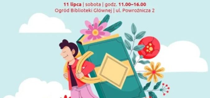 Piknik geograficzny w ogrodzie Biblioteki Kraków