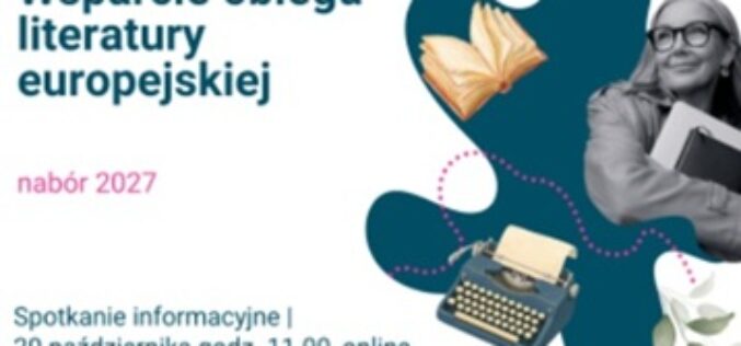 Wsparcie obiegu literatury europejskiej – nabór 2027